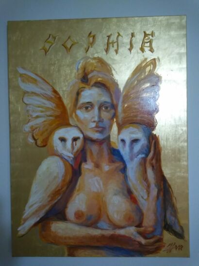 SOPHIA 2 - A Paint Artwork by silviu florian lisaru