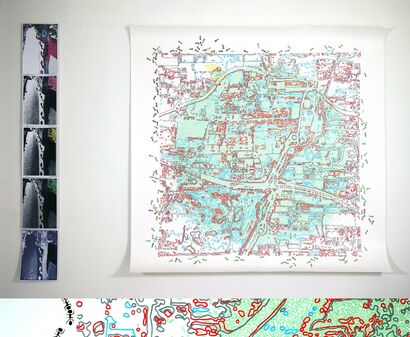 Trophallaxis map - A Paint Artwork by Olga Danelone