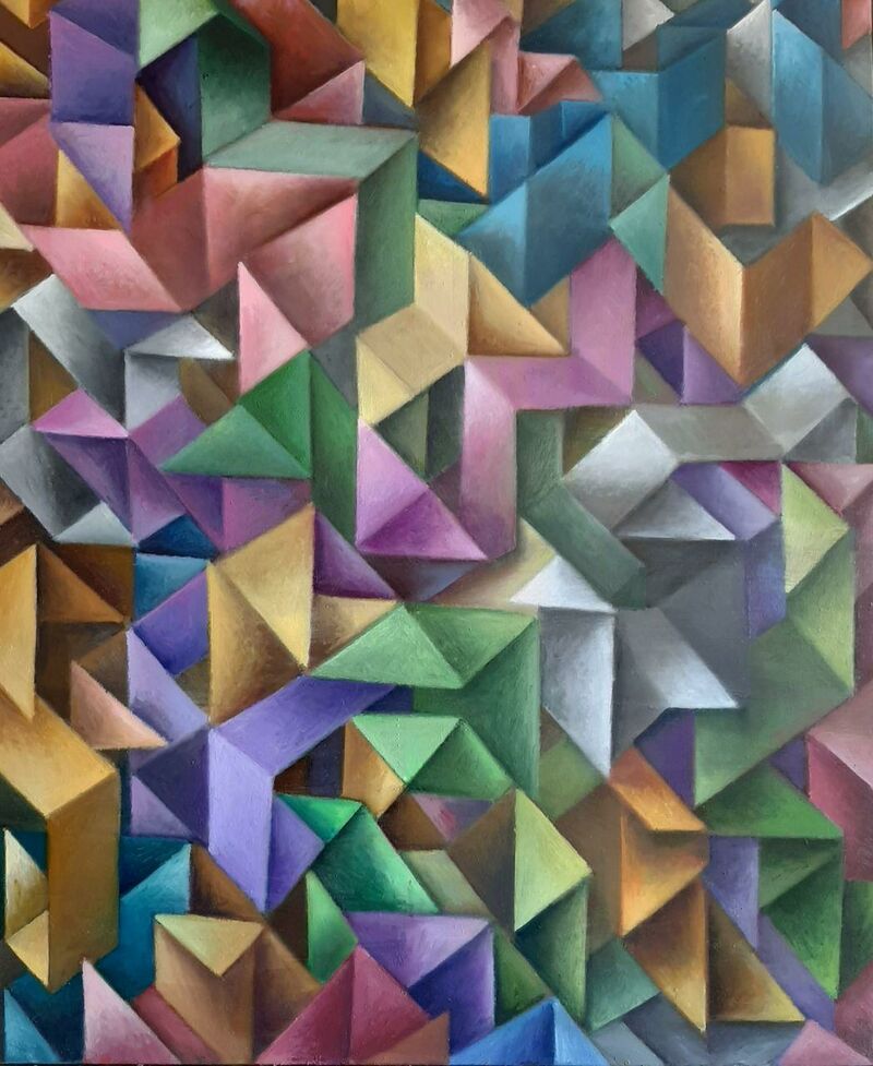 Interazioni invisibili - a Paintings by giampiero cusumano