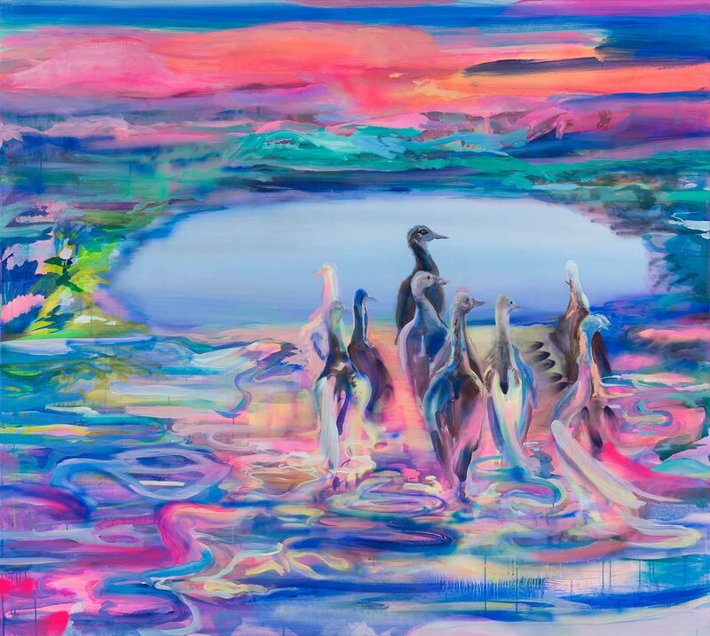 Tensión superficial - a Paintings by Paula Fraile