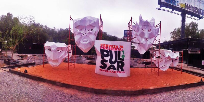 Pulsar Fest - a Sculpture & Installation by Marcelo Cerda