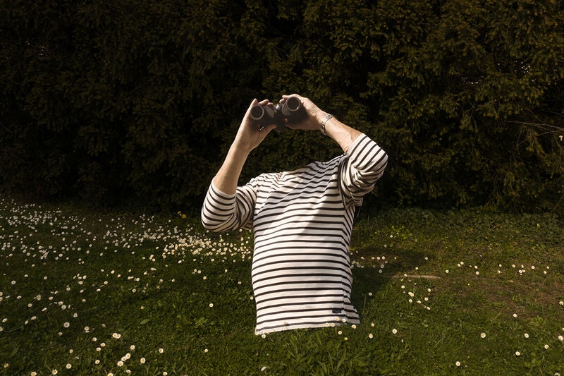 Binocular Man - a Sculpture & Installation by Marta Galmozzi