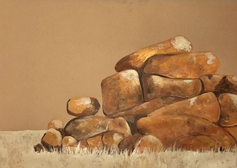 Outback 3 - a Paintings by Angelo Calcagno