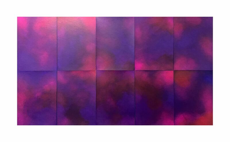 Notturni series, Nebula - a Paint by Silvia Inselvini