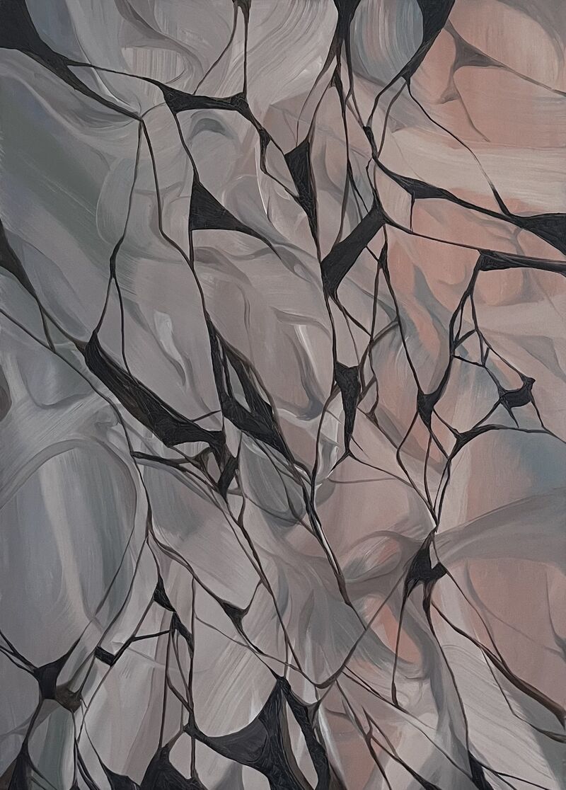 In the embrace of fragility - a Paintings by Denise Raggioli