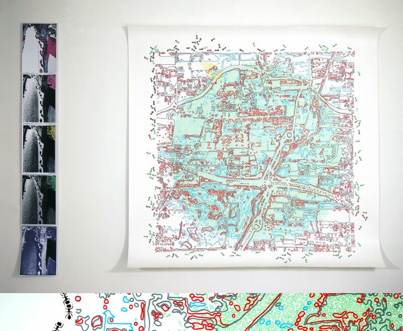 Trophallaxis map - a Paint by Olga Danelone