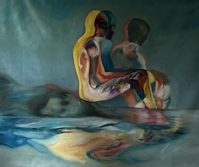 Traccie di se  - a Paintings by giusy fancellu