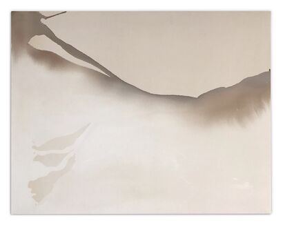 Tributary Sepia - A Paint Artwork by monica levy