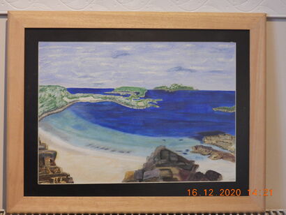 Northern Beach  - A Paint Artwork by Eric Cannell