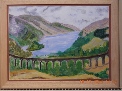 Glenfinnan Viaduct - A Paint Artwork by Eric Cannell