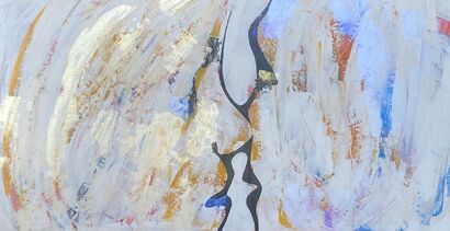 Kiss in a Cloud - a Paint Artowrk by Robin Wood