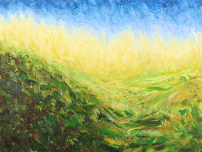 The Fire That Burns Without Consuming - a Paint Artowrk by Robert van de Graaf