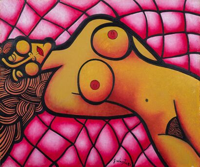 Nudo  - A Paint Artwork by Antonio Gravante