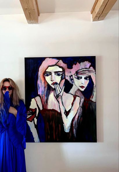 &&&& - a Paint Artowrk by Iwona Dombek Rybczyńska