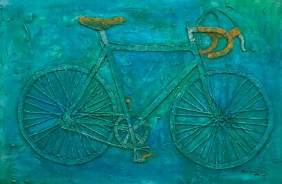 Bicicleta - A Paint Artwork by Marcos Sanchez