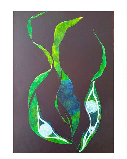 Budding Memory - a Paint Artowrk by Sonoko Nakajima