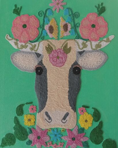 Cow I, Transhumance Series - a Art Design Artowrk by Corinna Wollf
