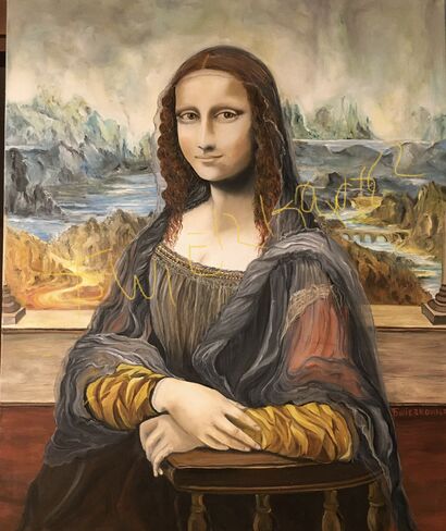 My Mona Lisa - A Paint Artwork by thérèsia swierkowicz