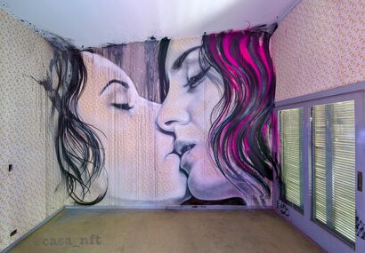 KISS - A Urban Art Artwork by Henrique EDMX Montanari