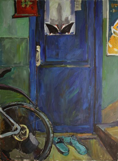 Maria's door - A Paint Artwork by Veronika Slabunova