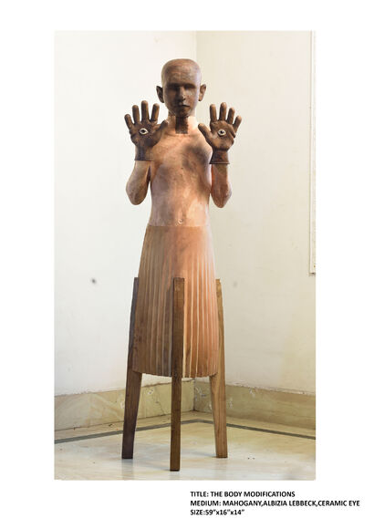 The body modifications - a Sculpture & Installation Artowrk by Kanchan Karjee
