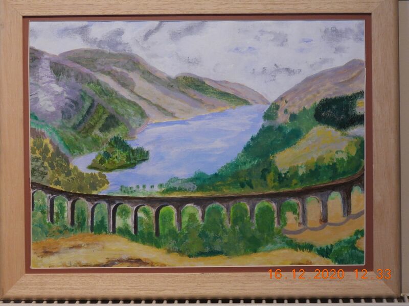 Glenfinnan Viaduct - a Paint by Eric Cannell