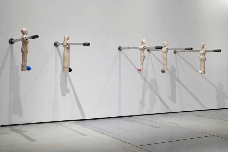 Men's Games Over and Over Again - a Sculpture & Installation by Milena Jovicevic
