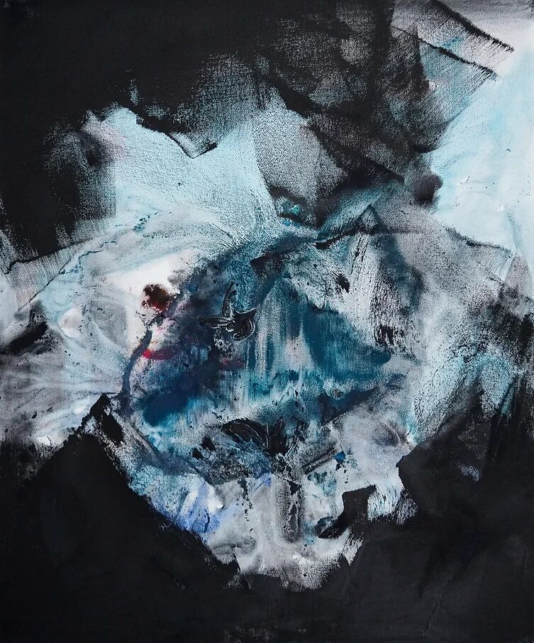 Quiet Black Stimuli I - a Paintings by Joice Cheung