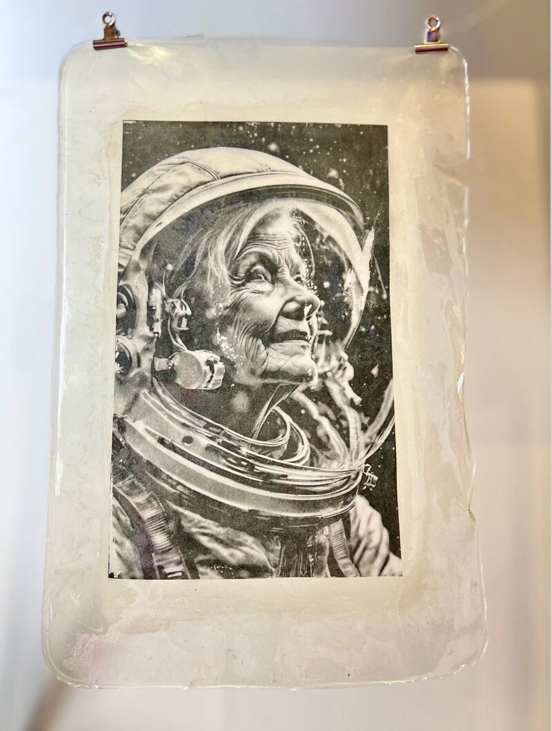 The Whisper Within – Astronaut Woman - a Sculpture & Installation by juniper sikora