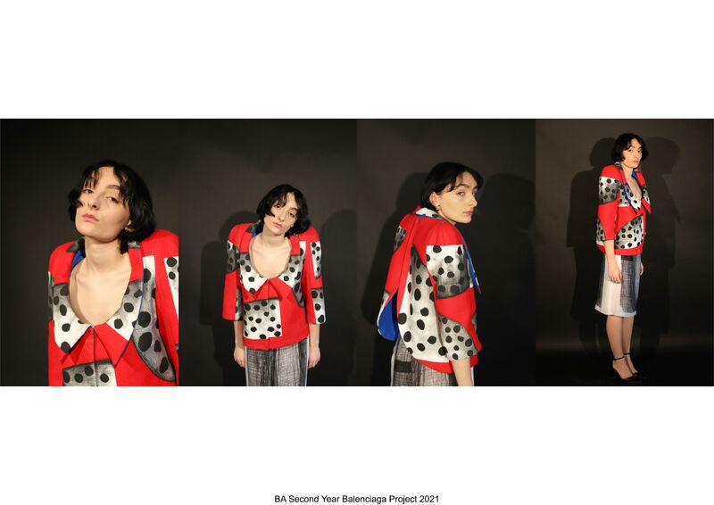 BA Second Year Balenciaga Project - a Art Design by Mei Shen
