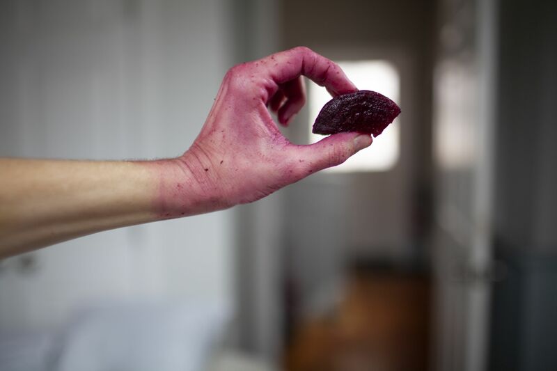 Beet (from Reassimilation Diet series) - a Photographic Art by Diana Heise