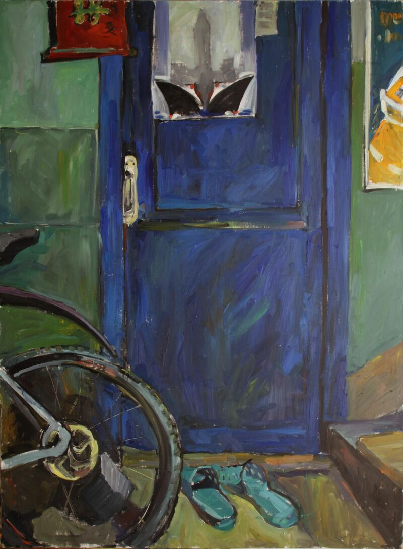 Maria's door - a Paint by Veronika Slabunova