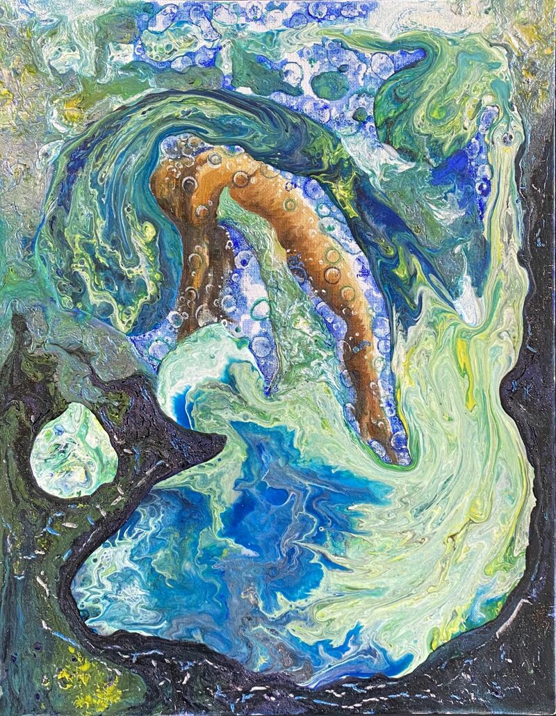 Dive In - a Paint by Emma  Porter 