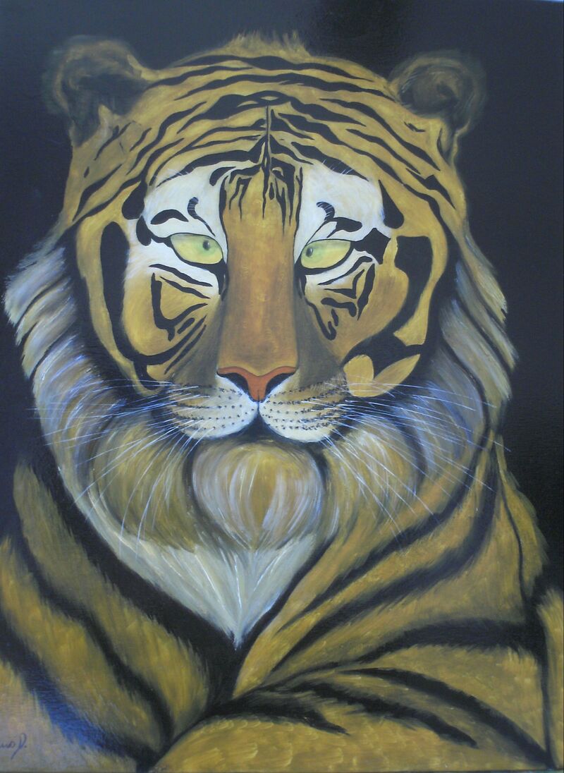 Viaggio in Africa - Tigre - a Paint by DANIELA GARGANO