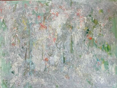 Bosco di mestre in inverno - a Paint Artwork by Claudio Tognola