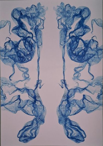 Between knots and silences  Number 2 - a Paintings Artwork by DAVID ALONSO