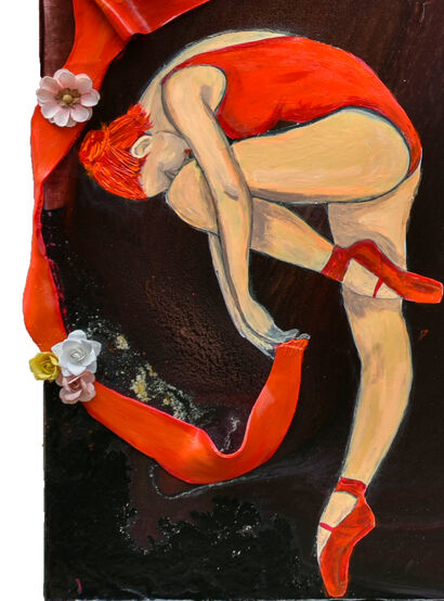Ballerina de Flores  - A Paint Artwork by Danielle O'Hanlon