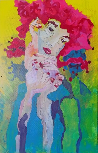 androgynous #7 - a Paint Artowrk by Michael Martensen