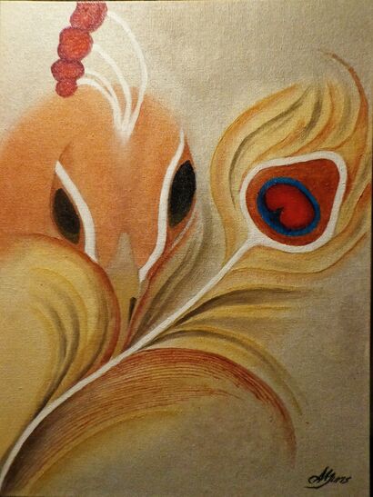 Fire bird - A Paint Artwork by Maryia Vosipava