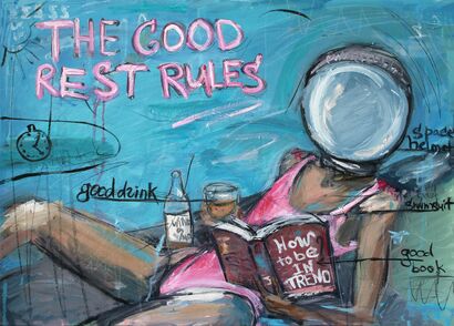 Good rest rules - a Paint Artowrk by Anna Poliakova