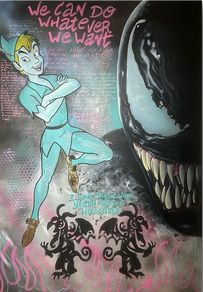 l\'equilibrio perduto - a Paint Artowrk by Manuel Binda