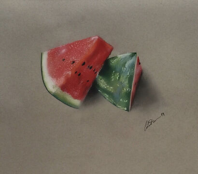 Watermelon - A Art Design Artwork by Cat Stramonium