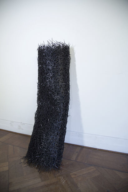 Black loom - A Sculpture & Installation Artwork by Constanza Vergara Castillo