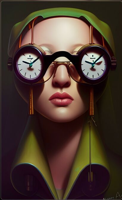 Life Time - a Digital Graphics and Cartoon Artowrk by Ikarus