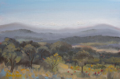 Provence landscape - a Paint Artowrk by Falco Schilcher