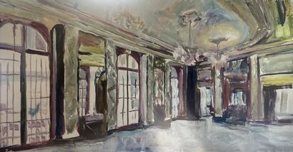 Arribas Chateau Paris - a Paint Artowrk by Christie  Barnes