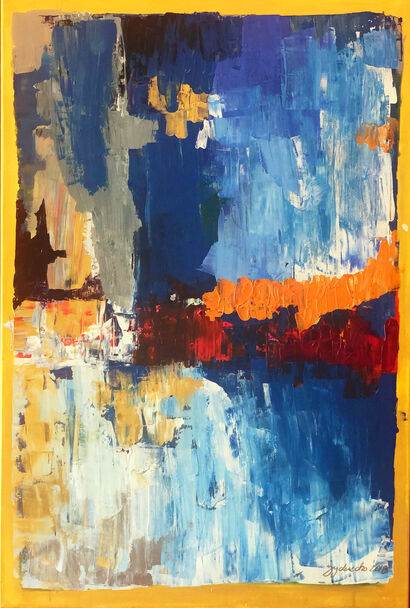 Sunrise In Imperia - a Paint Artowrk by Joanne Derecho