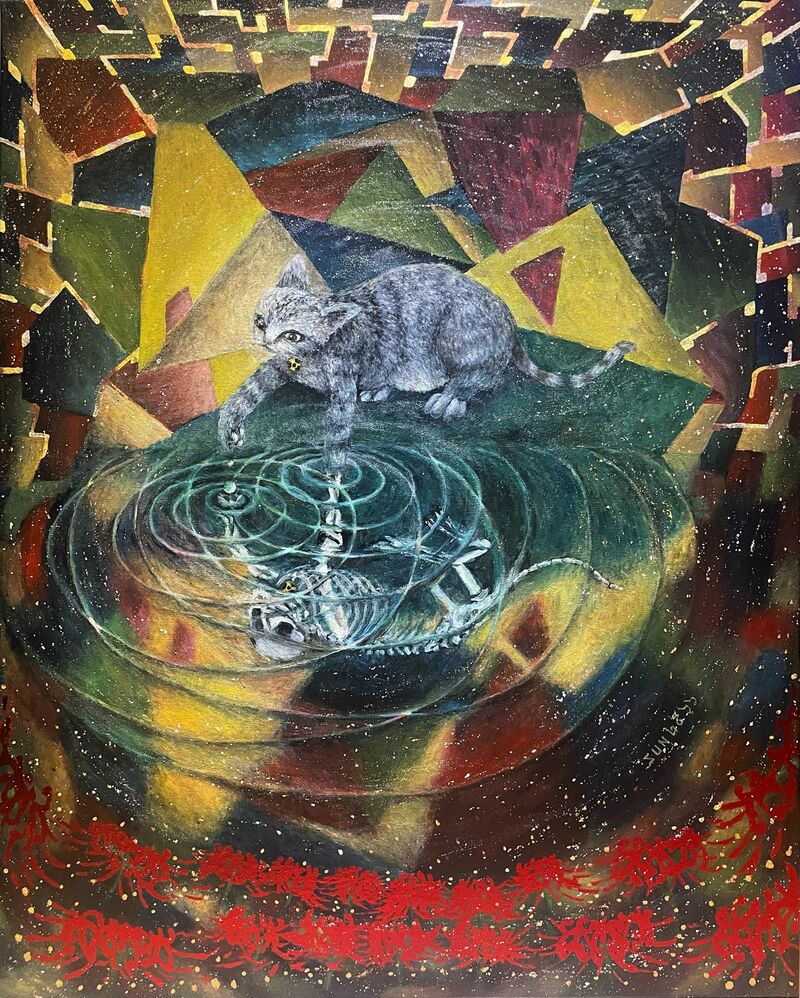 Schrödinger's cat - a Paint by SUN