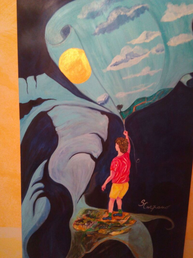 Le dita sul cieloo - a Paintings by Jerry