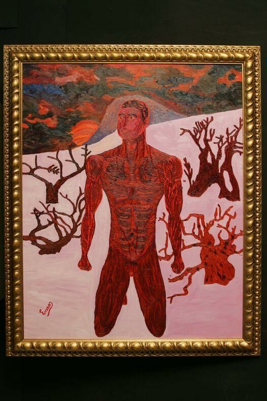 anguish - a Paintings by Enzo Di Renzo